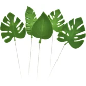 Pikery Liście Monstery z masy cukrowej. Zdjęcie produktu do sklepu