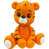 Figurka na tort Tygrysek Safari z masy cukrowej 8 cm. Zdjęcie produktu do sklepu