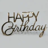 Dekor Topper urodziny z mocowaniem na bok tortu. Zdjęcie główne produktu do sklepu